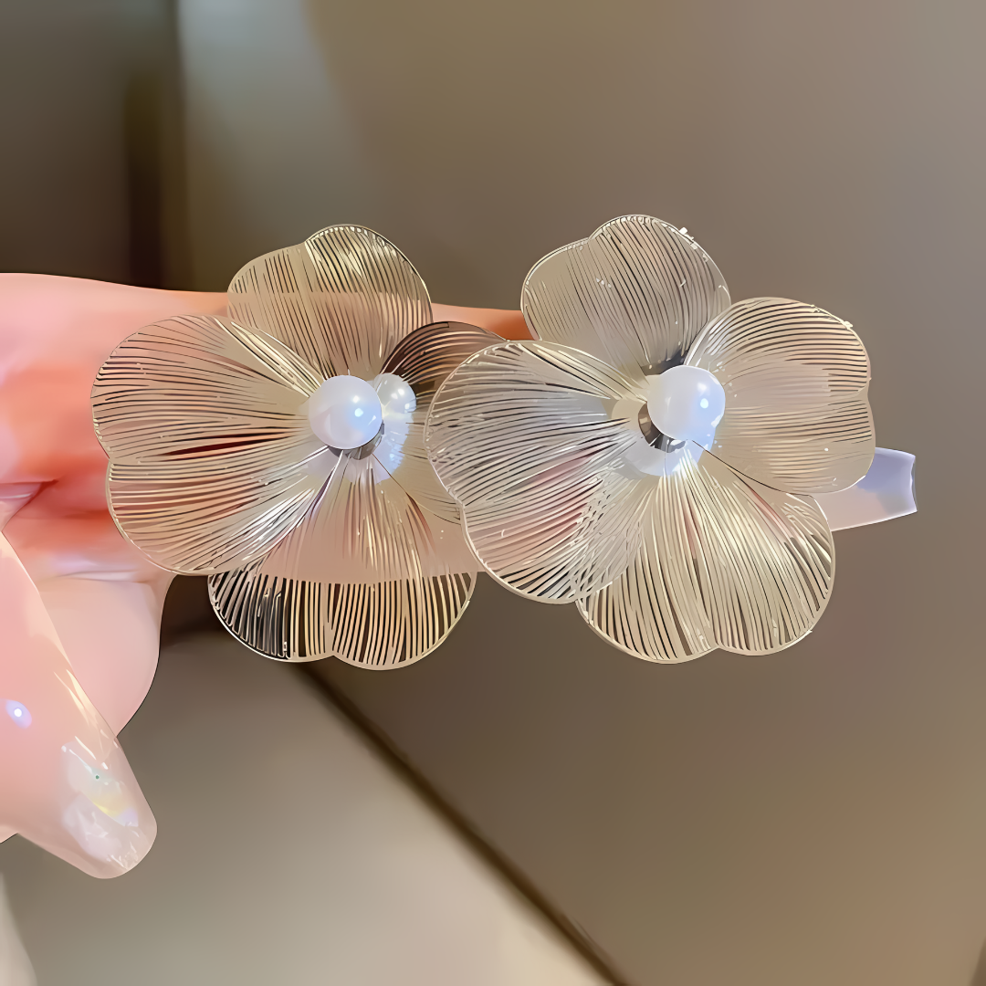 Korean Floral Small Studs Earrings - Image 5