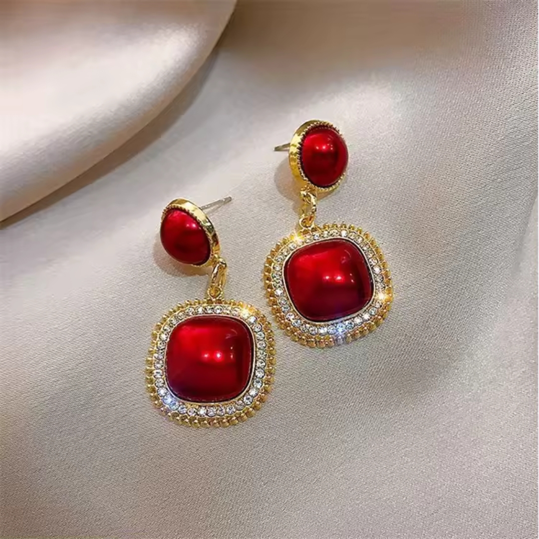 Rhinestone Korean Earrings - Image 3