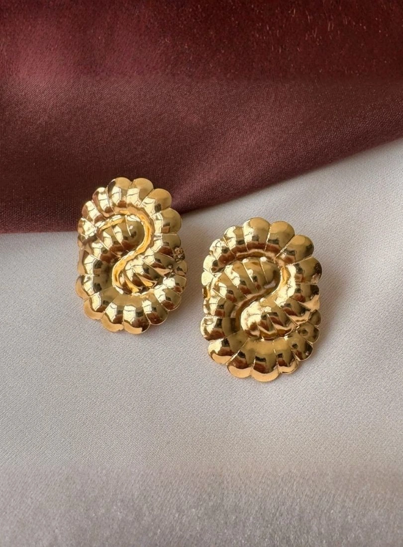 Premium Stainless Steel Gold-Plated Earrings - Image 3