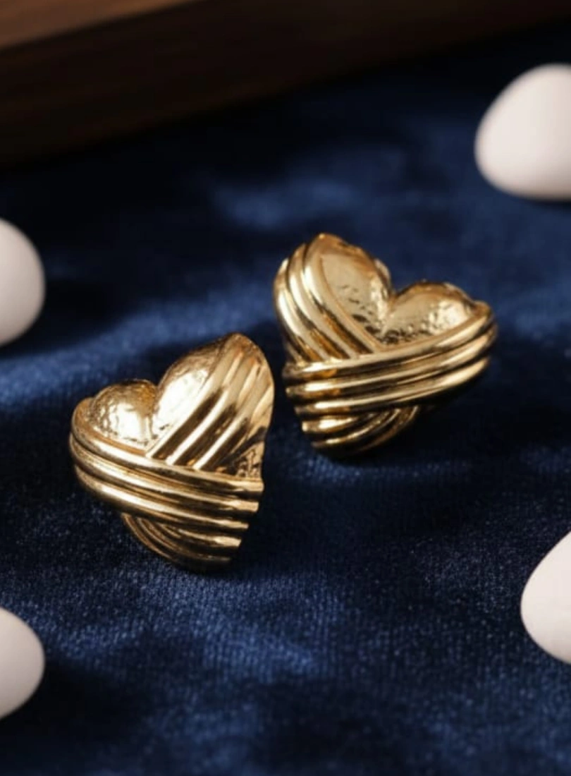 Premium Stainless Steel Gold-Plated Earrings - Image 3