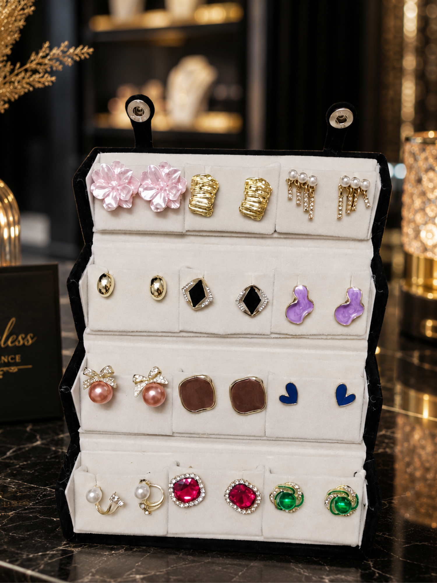 Premium Korean Earrings Combo Pack – 12 Pairs - Image 3