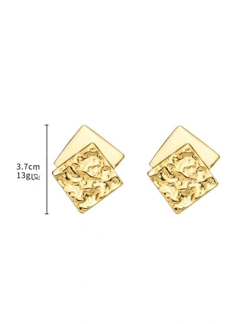 Premium Stainless Steel Gold-Plated Earrings - Image 2