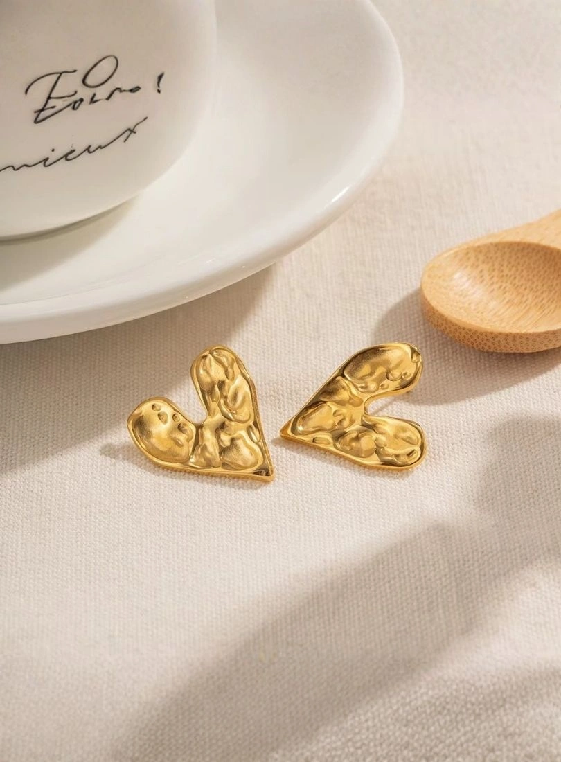 Premium Stainless Steel Gold-Plated Earrings - Image 7