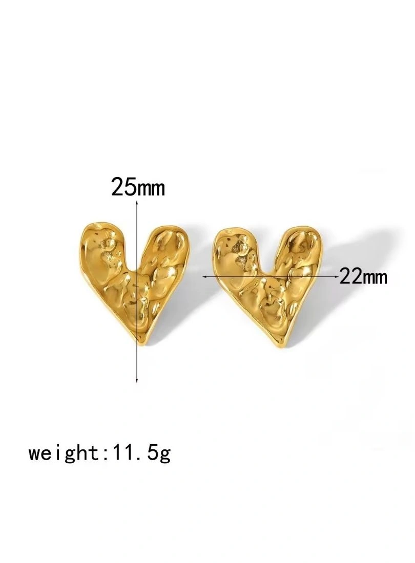 Premium Stainless Steel Gold-Plated Earrings - Image 5