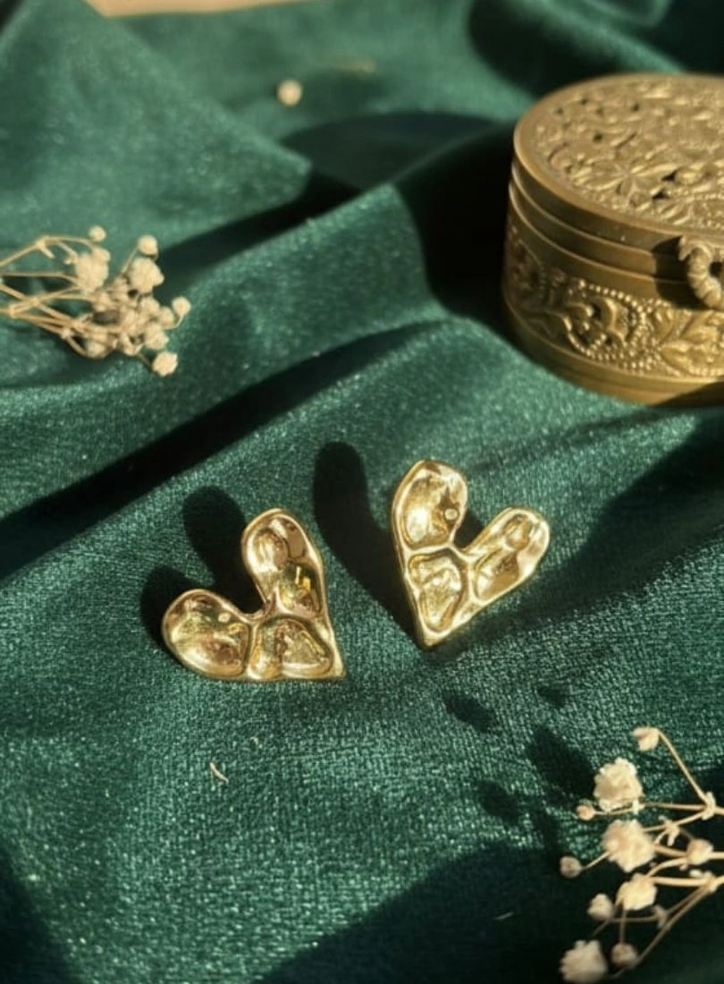 Premium Stainless Steel Gold-Plated Earrings - Image 4
