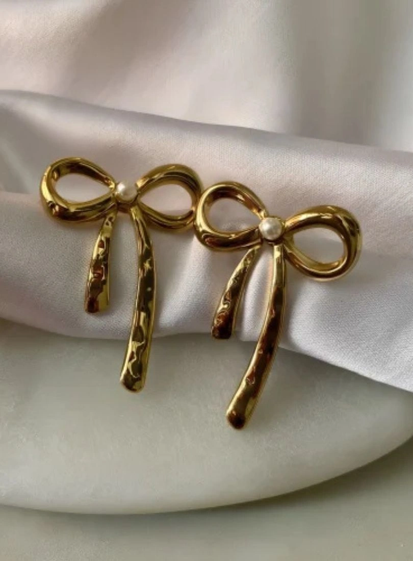Premium Stainless Steel Gold-Plated Earrings - Image 2