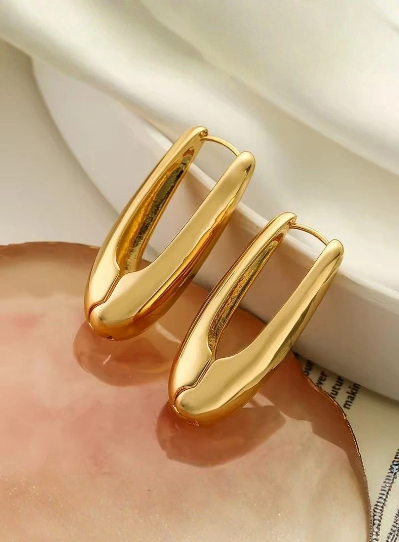 Premium Stainless Steel Gold-Plated Earrings - Image 4